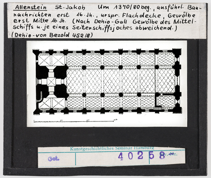 Vorschaubild Olsztyn (Allenstein): St. Jakob, Grundriss 